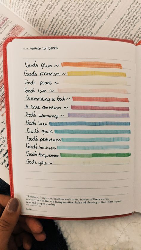 Color Code For Bible, Bible Journaling Color Coding, Bible Highlights, Bible Notebook, Bible Study Tips, Quotes Prayer, Study Inspo, Christian Girl, Bible Notes