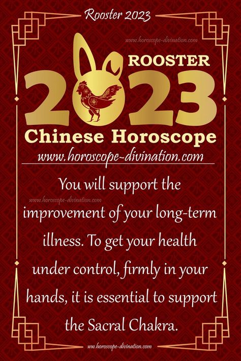 chinese rooster horoscope for the chinese new year 2023 Chinese Horoscope 2023, Horoscope 2023, Water Rabbit, 12 Chinese Zodiac Signs, Chinese New Year 2023, Year Of The Rooster, Chinese Horoscope, Focus On The Positive, Chinese Heritage