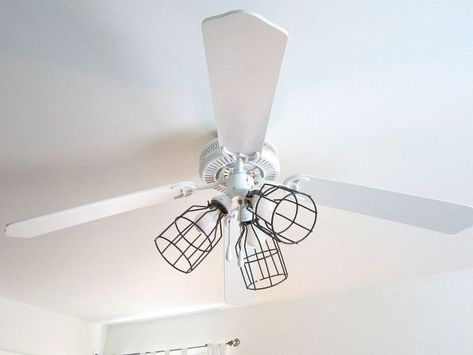 s 13 ways to upgrade your boring ceiling fan on a budget, appliances, wall decor, Update your lamp shades to a trendier style Update Ceiling Fan, Update Ceiling, Ceiling Fan Light Covers, Ceiling Fan Update, Ceiling Fan Light Cover, Ceiling Fan Cover, Fan Light Covers, Decorative Ceiling Fans, Ceiling Fan Shades