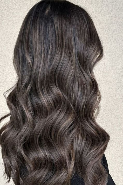 Be the true star of the show with this fall’s favorite cool, smoky brown color! If you have cooler skin undertones, don’t hesitate—run to your hairstylist now! Hurry, this amazing style sells out like hotcakes. //photocredit:@misahuynhhair Smoky Brown Hair, Hair Color Trends For Brunettes, Brunette Roots, 2024 Hair Color, Fall Hair Color Trends, Skin Undertones, Chocolate Dreams, Run To You, Hair Color Ideas For Brunettes