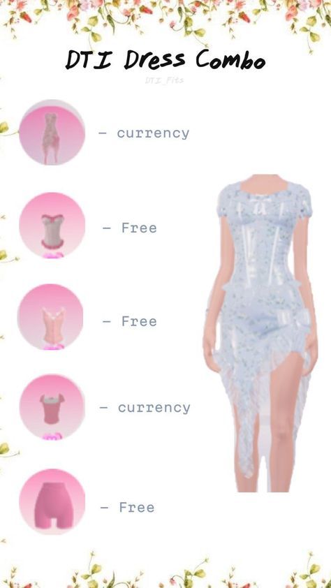 Elegant Outfit Dress, Baddie Dresses, Fancy Dress Code, Vip Dress, Roblox Dress, Aesthetic Roblox Royale High Outfits, Baddie Outfits Ideas, Theme Dress, Combo Dress