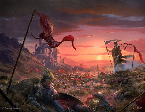 Battlefield by 1oshuart. DeviantART   for © Dream Reactor Battlefield Illustration, Battle Field Background, Novel Drawing, Dnd Props, Background References, Battle Field, Episode Interactive Backgrounds, Savage Worlds, Heroic Fantasy