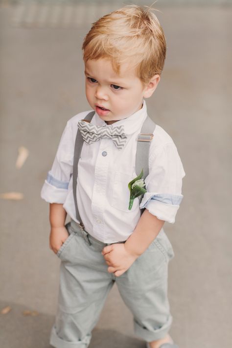 Photography: Anitra Wells - anitrawells.com/weddings.html  Read More: http://www.stylemepretty.com/australia-weddings/2014/05/12/sorrento-wedding-at-the-baths/ Wedding Outfit For Boys, Ring Bearer Flower Girl, Dress Pictures, Bearer Outfit, Kid Boy, Christening Outfit, Australia Wedding, Gray Weddings, Wedding Formal