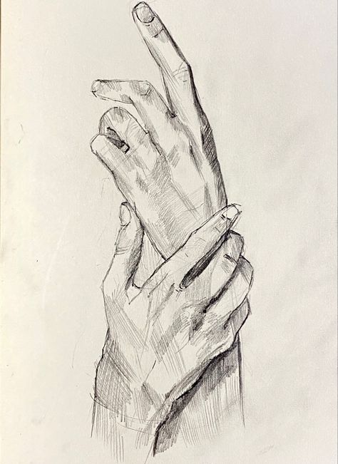 Sketchbook Hands Drawings, How To Shade Hands Drawing, Feminine Hands Drawing, Hands In The Air Pose, Step By Step Hand Drawing, Drawings Of Hands Sketches, Art Sketches Hands, Hand Drawings Sketches, Hands Sketching