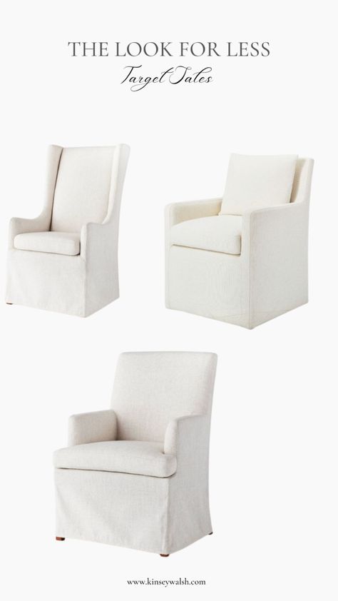 Upholstered Dining Chair Cream - … curated on LTK Dining Chairs On Casters, Slipcover Dining Room Chairs, Modern Slipcovered Dining Chairs, Layton Upholstered Dining Chair, White Slipcover Dining Chairs, Cream Upholstered Dining Chairs, Slip Covered Dining Chairs, Gray Slipcovered Dining Chairs, Ivory Dining Chairs