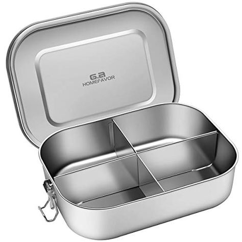 Family Car Trip, Stainless Steel Bento Box, Salads To Go, Classroom Needs, Lunch Box Containers, Steel Lunch Box, Stainless Steel Lunch Box, Metal Lunch Box, Small Snacks