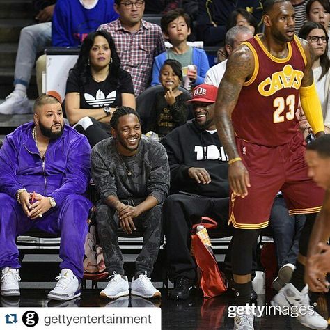 #Repost @gettyentertainment with @repostapp ・・・ @djkhaled and @kendricklamar attend a basketball game between the #ClevelandCavaliers and the #LosAngelesClippers at #StaplesCenter in #LosAngeles | March 13, 2016 | : @_noelvasquez/GC Images | @cavs @laclippers @kingjames Queen Latifah Girlfriend, Big Sean And Jhene, Justin Long, Blue Ivy Carter, Dan Reynolds, Anthony Kiedis, Beyonce And Jay Z, Queen Latifah, Beyonce And Jay