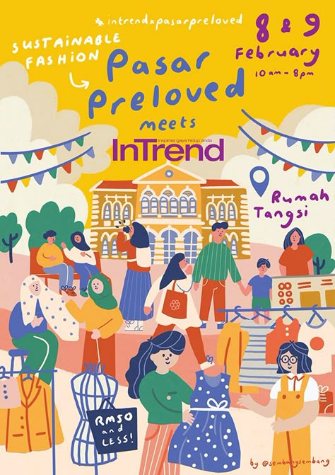 Illustrated Event Poster, Poster Illustration Design Ideas, Event Posters Design, Kids Event Poster, Event Poster Design Ideas, Event Poster Illustration, Poster Design Event, Family Graphic Design, Poster Illustration Design