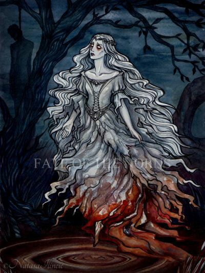 Banshee Lily Drawings, The Banshee, Scary Tales, Irish Mythology, The Boogeyman, Printmaking Art, Tableau Art, Urban Legends, Mythological Creatures