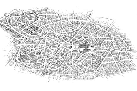 Urban Diagram, Milan Map, Map Of Italy, Street Map, The Map, City Streets, City Skyline, Peace Symbol, Milan