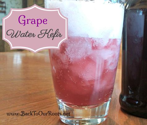 Ahhhhhh...This refreshing, naturally bubbly beverage is healthy and probiotic, and it tastes great, too! Kefir Soda, Kvass Recipe, Grape Water, Homemade Soda, Bubble Bubble, Healthy Probiotics, Water Kefir, Milk Kefir, Fermentation Recipes