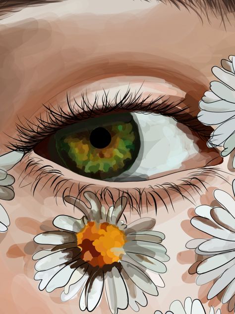 Green eyes. Digital art Hazel Eyes Painting, Green Eye Painting, Green Eyes Digital Art, Green Eye Drawing, Green Eyes Painting, Green Eyes Drawing, Green Eyes Art, Eyes Digital Art, Green Brown Eyes