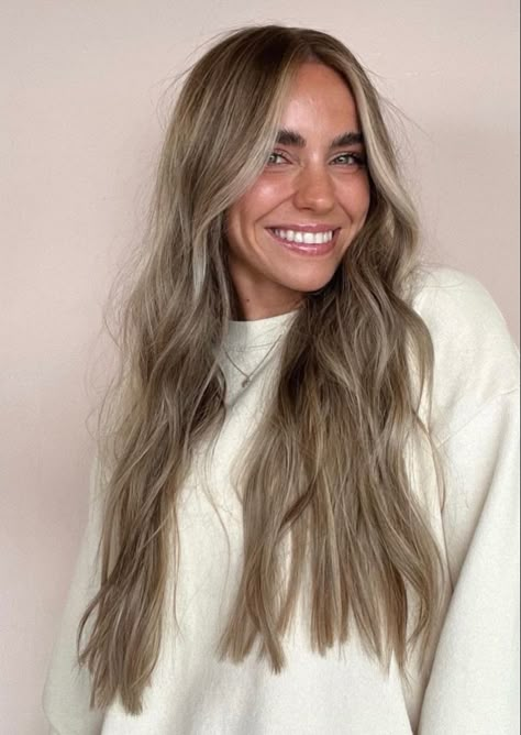 Cool Toned Dirty Blonde Hair, Dimensional Dirty Blonde, Blonde Hair Goals, Fall Blonde Hair, Brown Hair Inspo, Bronde Hair, Hair Color Formulas, Dirty Blonde Hair, Brunette Balayage Hair