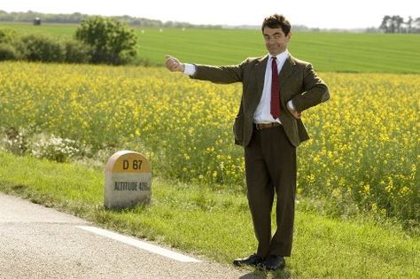 Rowan Atkinson in Mr. Bean's Holiday Mr Beans Holiday, Mr Bean Photoshop, Me Bean, Mr Bean Funny, Happy Birthday Sister Quotes, British Tv Comedies, One In A Minion, Rowan Atkinson, Travel Movies