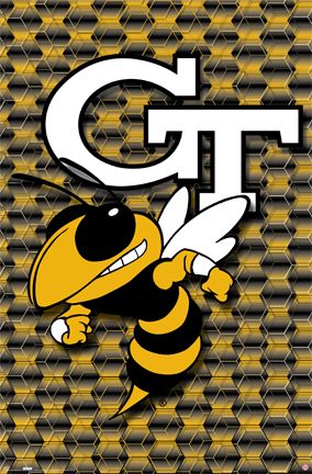 Georgia_Tech_Yellow_Jackets_gt16_large College Football Logos, Inspiring Quote Tattoos, Christmas Graphic Design, Georgia Tech Yellow Jackets, Bees And Wasps, Logo Poster, Cornhole Board, Yellow Jackets, Sports Team Logos