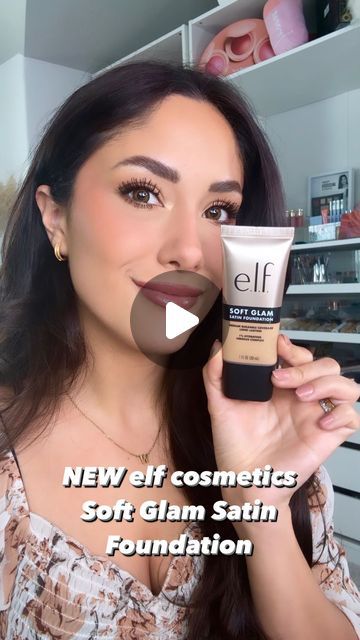 Vianney Strick on Instagram: "✨NEW ELF FOUNDATION?!✨ ​Today we are testing out the brand new @elfcosmetics  Soft Glam Satin Foundation. I picked up two shades on the elf cosmetics website. I have been patiently WAITING for elf to come out with a new foundation. When I saw that it was soft glam and satin I got sooo excited! Plus it's only $8! I love a good drugstore and affordable foundation👏🏼 available now!  ​Elf Cosmetics Soft Glam Satin Foundation ​$8USD (36 shades. 30 & 32 were shown, I used shade 32 on my skin) ​💓what is it: Long-lasting satin finish foundation that delivers medium buildable coverage. Breathable formula doesn’t look or feel cakey   Infused with 1% Hydrating Hibiscus Complex, plus pomegranate, blueberry and goji berry extracts. Non-comedogenic. ​💓my opinion: it's su Elf Cosmetics Foundation, Elf Soft Glam Foundation, Elf Satin Foundation, Best Drugstore Foundation For Oily Skin, Elf Makeup Products, Elf Foundation, Best Drugstore Foundation, Foundation Swatches, Foundation For Oily Skin