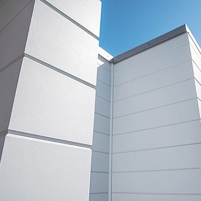 White Horizontal Siding, Horizontal Siding, September Newsletter, Hardie Board Siding, Exterior House Siding, Shiplap Siding, Siding Ideas, Hardie Board, House Siding