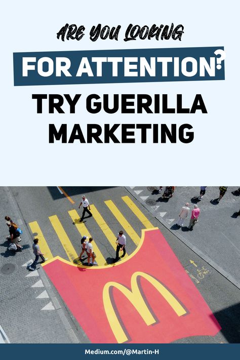 Guerilla marketing is a surprising and unusual form of marketing. Entrepreneurs who do not simply want to advertise their products, but also want to anchor themselves in the minds of consumers, prefer to use this form of presentation. #guerillamarketing #marketing #advertising Guirella Marketing, Guerrilla Advertising, Marketing Advertising, Guerilla Marketing, Social Media Post, Art Direction, Social Media Marketing, Presentation, Mindfulness