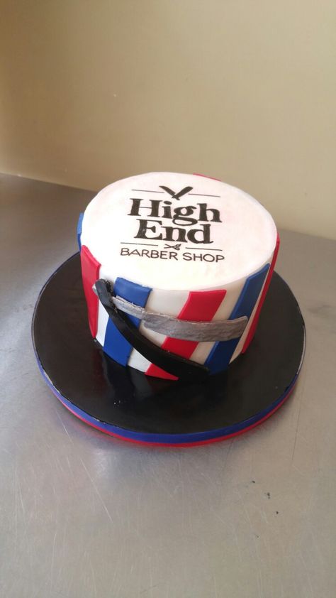 Barber Shop Cake Ideas, Barber Cakes For Men, Barber Shop, Birthday Cake, Cake, Birthday