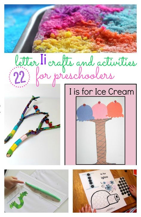 22 Letter I Crafts and Activities for Preschoolers I Preschool Activities, Preschool Letter I Activities, I Activities For Preschool, Letter I Activities For Preschool, Letter I Crafts For Preschoolers, Letter I Craft For Preschoolers, Letter I Activities, Letter I Crafts, Preschool Letter Crafts