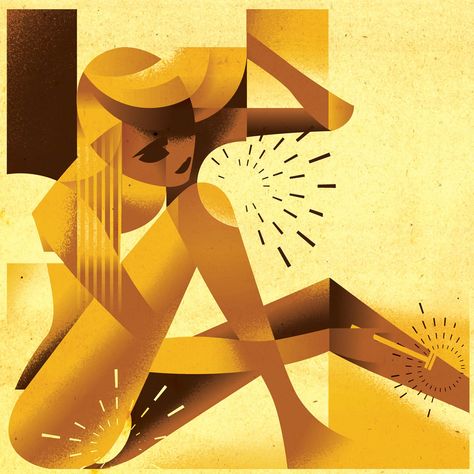 Where2Go on Behance Mads Berg, Illustration Design Graphique, Art Deco Illustrations, Art Deco Paintings, Geometric Illustration, Art Optical, Art Deco Illustration, Retro Art Deco, Deco Poster