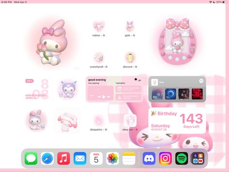 Ipad Layouts, Ipad Decor, Ipad Themes, Ipad Picture, Ipad Design, Ipad Layout, Ipad Lockscreen, Ipad Organizer, Phone Layouts