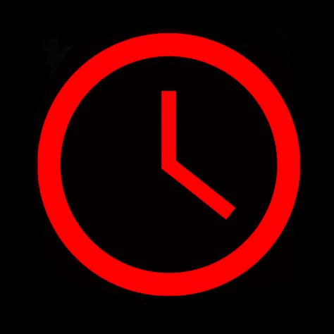 Red Clock Icon, Black Clock Icon, Black And Red App Icons, Red And Black App Icons, Dark Red Icons, Spiderman App, Iphone Shortcuts, App Customization, Red App Icons