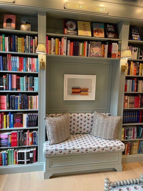 Book Nook Ideas, Window Seat Ideas, Cozy Home Library, Home Library Rooms, Public Libraries, Nook Ideas, Home Library Design, Cozy Spot, Beacon Hill