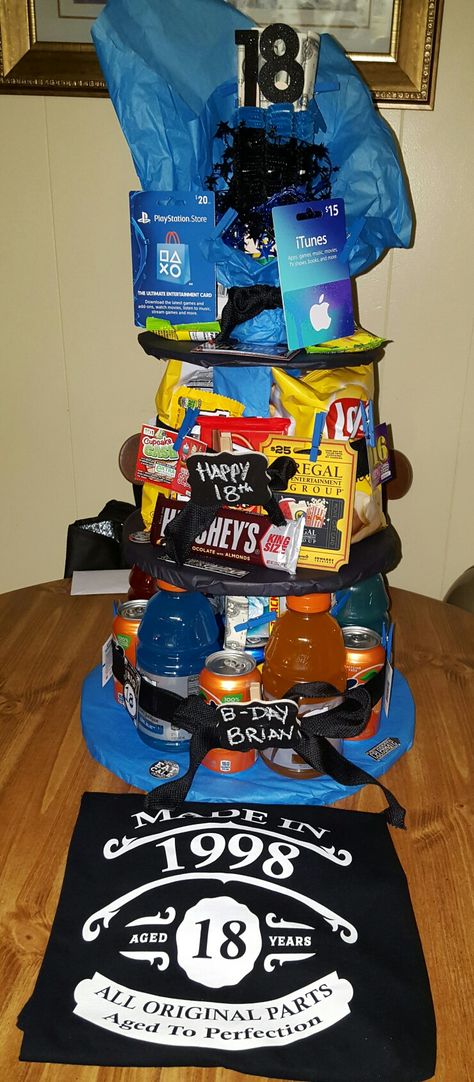 My son's 18th birthday gift                                                                                                                                                     More 18th Birthday Ideas For Boys, 18th Birthday Present Ideas, 18th Birthday Gifts For Boys, Birthday Present For Boyfriend, Birthday Presents For Him, 18th Birthday Gifts, Presents For Boyfriend, Birthday Crafts, 18th Birthday Party