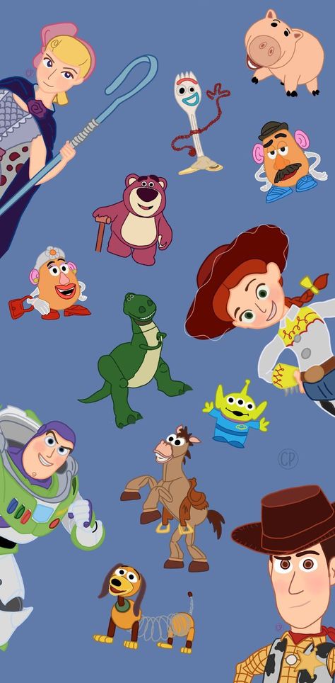 Toy Story | Cartoon wallpaper iphone, Cute disney wallpaper, Cute cartoon wallpapers Toy Story Wallpaper Iphone, Toy Story Aesthetic, Wallpaper Iphone Cute Cartoon, Wallpaper Toy Story, Toy Story Wallpaper, Dibujos Toy Story, Disney Characters Wallpaper, Toy Story Characters, Disney Background