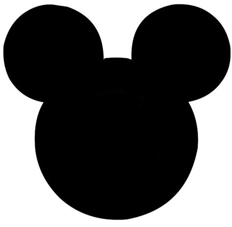 Click this image to show the full-size version. Mickey Mouse Silloute, Mickey Face Template, Mickey Mouse Face Template, Mickey Mouse Face Printable, Mickey Mouse Template Free Printables, Mickey Template, Mickey Mouse Head Template, Mickey Quilt, Mickey Black And White