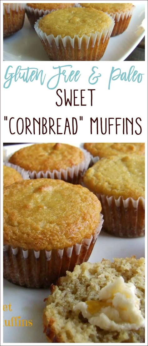 Paleo Cornbread Muffins, Paleo Hamburger Buns, Paleo Cornbread, Sweet Cornbread Muffins, Almond Flour Biscuits, Cornbread Muffins Recipe, Paleo Breads, Cornbread Recipe Sweet, Jiffy Mix