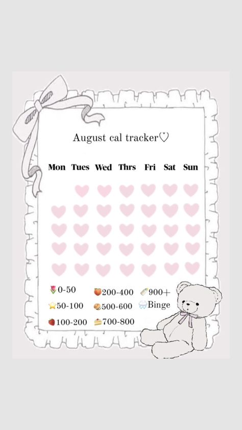 #cal #tracker #august Cal Tracker, Calorie Tracker, Summer Glow, Create Collage, Creative Play, Glow Up?, Cut Out, Energy