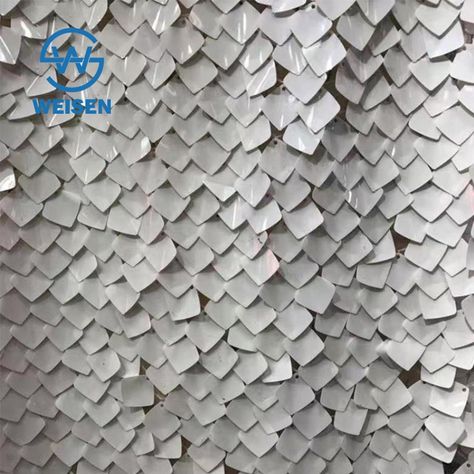 White Lace Fabric, Large Sequins, Textile Company, Kinds Of Fabric, Fish Scale, Fish Scales, Dress Inspo, Fashion Styling, Embroidery Fabric