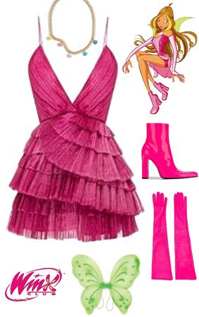 Winx Club Bloom Costume Outfit | ShopLook Fairy Costume Women, Teenage Halloween Costumes, Cute Group Halloween Costumes, Fairy Halloween Costumes, Bff Halloween Costumes, Klub Winx, Holloween Costume, Trendy Halloween Costumes, Halloween Costumes Friends