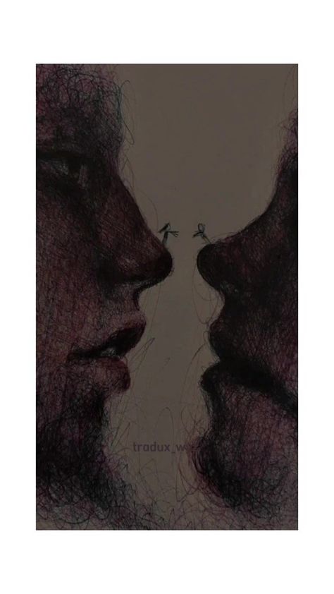 Artwork About Unrequited Love Aesthetic, Right Person Wrong Time Drawing, Right Person Wrong Time Art, Forbidden Love Painting, Impossible Love Art, Forbidden Love Drawing, Forbidden Love Artwork, Pen Reference, Connections Art