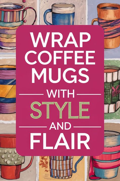 Unique Ideas: How To Wrap Coffee Mugs for Gifts How To Wrap A Mug Gift, How To Wrap A Mug, Mug Wrapping Ideas, Wrapping Mugs, Monday Coffee, Caribou Coffee, Funny Coffee Shirts, Coffee Facts, Coffee World