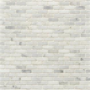 Pacific White Roman Brick Mosaic MERBPPW  Artistic Tile $22/sq ft