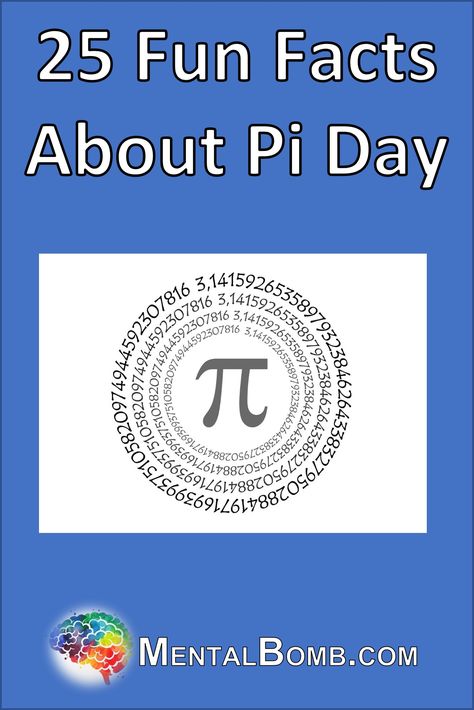 Over 25 Fun Facts about Pi Day plus, fun facts for kids, history of Pi Day, legends, traditions, riddles, and much more! #FunFacts Pi Day Science Activities, Pi Day Elementary Activities, Pi Day Facts, 3.14 Pi Day, Pi Shirts Math Pi Day, Fun Facts For Kids, Pie Day, March Activities, Pi Day