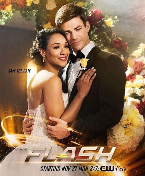 Grant Gustin + Candice Patton | Barry Allen + Iris West // The Flash, Season 4 - “Crisis on Earth-X” Iris And Barry, The Flash Poster, Flash Season 4, Barry And Iris, The Flash Movie, Iris Wedding, Grant Gustin The Flash, Iris West Allen, Flash And Arrow