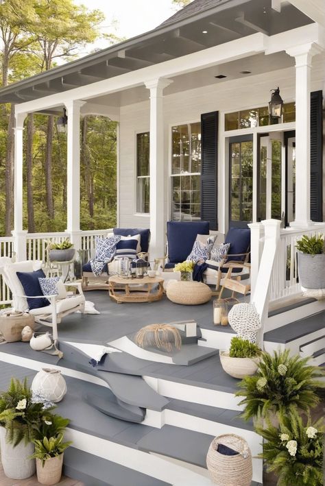 outdoor living, deck painting, color inspiration, home improvement Sherwin Williams Deck Paint Colors, Deck Colors For Green House, Deck Colors For Gray House, Sherwin Williams Deck Paint, Grey Deck Paint, Deck Paint Colors, Grey Deck, Colors For 2024, Deck Colors