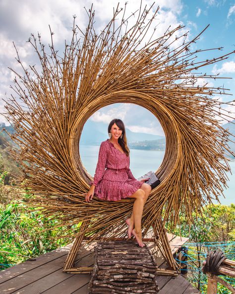 My Ultimate Bali Eight Day Itinerary - Talia's Bucketlist Famous Trees, Outdoor Restaurant Design, Bamboo House Design, Bamboo Architecture, Bamboo House, Resort Design, Casa Vintage, Rooftop Restaurant, Garden Art Sculptures Diy