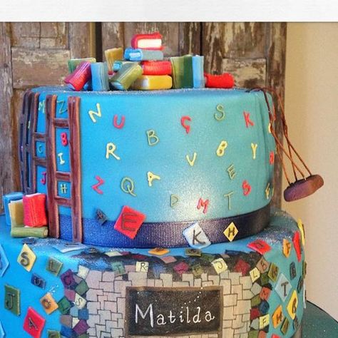 Matilda Musical Cake, Matilda Party, Matilda Broadway, Matilda Cake, Musical Theatre Posters, Matilda The Musical, Theatre Posters, Theatre Poster, Edible Glitter