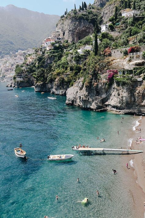 Boats, The Beach, Swimming, Italy, France, Water, Blue