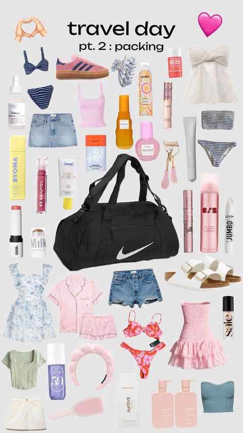 travel day pt.2 :packing 💞 #fyp #coastal #aesthetic #travel day #grwm #outfitinspo #packing #travelday #vacation #swimming #summer Pack For Vacation, What To Pack For Vacation, Coastal Aesthetic, Trendy Outfits For Teens, Vacation Packing, Aesthetic Travel, Summer Fridays, What To Pack, Outfits For Teens