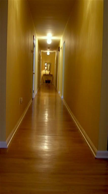 Dear Laurel!I'd love to see a post on how to decorate a dark, long boring hallway. What to do to keep it from looking like a hotel corridor? Love your website!  Thanks!Kate Hi All. Most of my Dear Laurel letters are fictitious but this one is not. So, if you are… Narrow Hallway Design, Long Hallway Decorating, Decorating Long Hallway, New Classic Interior, Led Light Art, Long Narrow Hallway, Treat Ingrown Hair, Hallway Design Ideas, Farmhouse Hallway