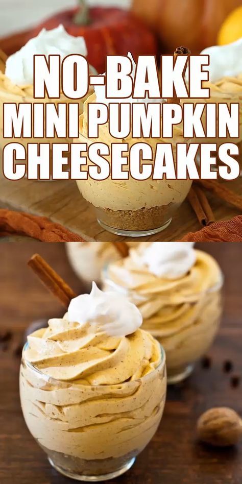 Pumpkin Cheesecakes, Mini Pumpkin Cheesecake, Dessert Mini, The Cheesecake Factory, Pumpkin Desserts, Everything Pumpkin, Pumpkin Everything, Delicious Pumpkin, Thanksgiving Desserts