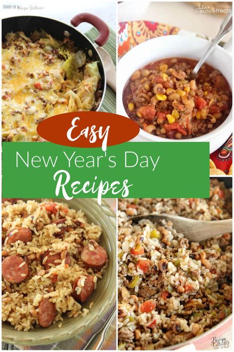 Easy New Year's Day Recipes - Here are a few of our favorite recipes that involve those lucky cabbage and black eyed peas! New Year’s Day Cabbage Recipes, New Years Day Casserole, New Year’s Day Cabbage, Cabbage New Years Day Recipe, New Year’s Day Meal, New Years Day Recipes, New Years Day Dinner, New Years Day Meal, Lucky Food