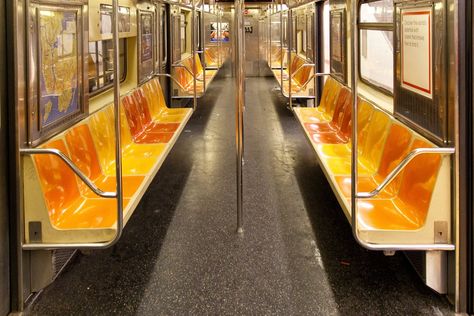 Can You Get Ebola From Subway Poles and Bowling Balls? Photo Home Decor, Subway Series, New York City Subway, Bg Design, Bowling Balls, Perspective Photography, New York Subway, New York Photos, U Bahn