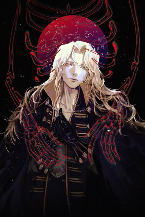 Adrian Tepes, Castlevania Alucard, Alucard Tepes, Castlevania 3, Alucard Castlevania, Castlevania Anime, Long Blonde, Long Blonde Hair, Dracula